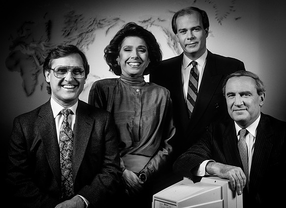 Stephen Lewis, Barbara Frum, Peter Mansbridge CBC