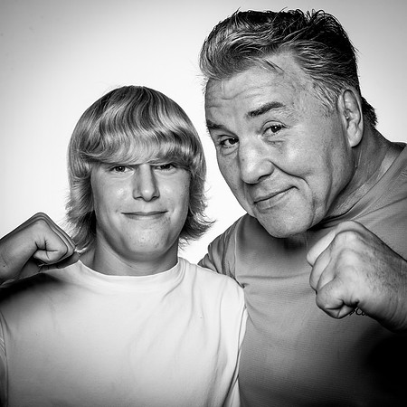 George Chuvalo, Canadian Heavyweight Boxer and Jack ( my Son )