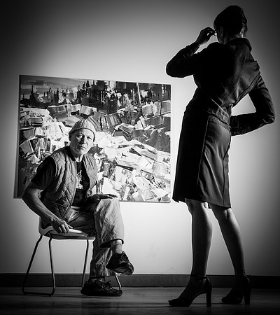 The Long-legged Critic  (Canadian Artists Rod Prouse & Carol Currie)